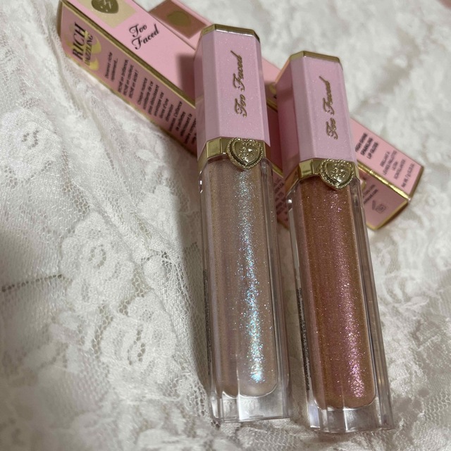 Too Faced(トゥフェイス)のTooFaced リップグロス2本 コスメ/美容のベースメイク/化粧品(リップグロス)の商品写真