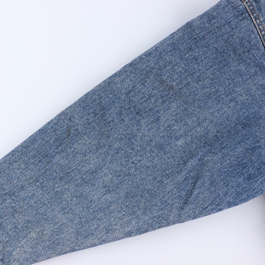 Levi's(リーバイス)の古着 90年代 リーバイス Levi's 70598 4891 デカパッチ デニムジャケット Gジャン レディースXL ヴィンテージ /eaa310145 レディースのジャケット/アウター(Gジャン/デニムジャケット)の商品写真