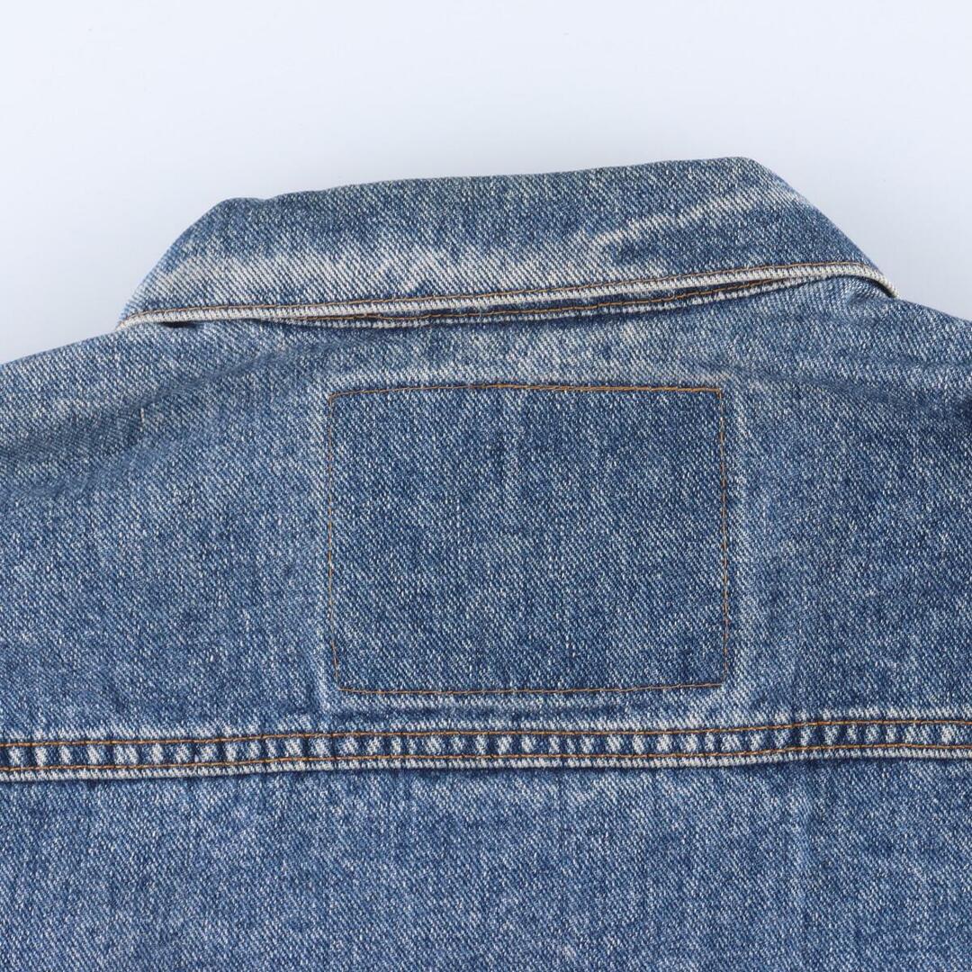 Levi's(リーバイス)の古着 90年代 リーバイス Levi's 70598 4891 デカパッチ デニムジャケット Gジャン レディースXL ヴィンテージ /eaa310145 レディースのジャケット/アウター(Gジャン/デニムジャケット)の商品写真