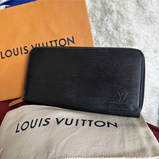 LOUIS VUITTON◆エピ◆ジッピーウォレット◆長財布 ◆ブラック 黒