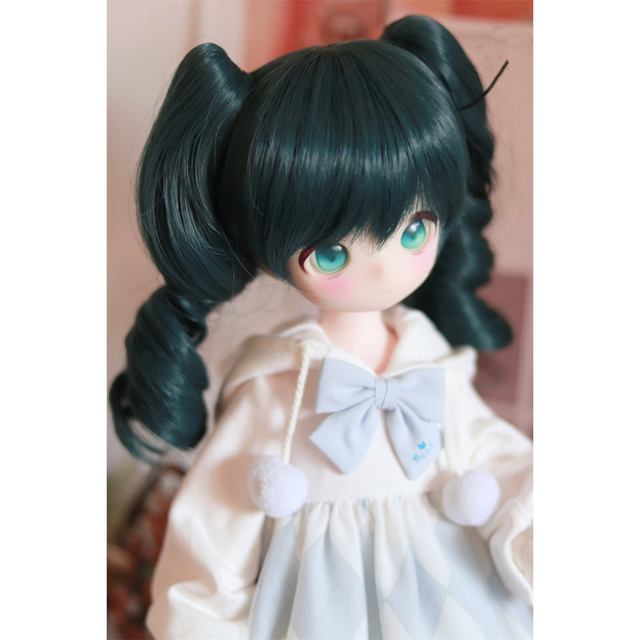 R105 BJD 1/3 人形 ドール　用ウィッグ カツラ 耐熱 ハンドメド