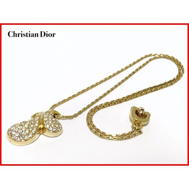 Dior クリスチャンディオール ネックレス ラインストーン 2.10