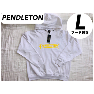 ペンドルトン(PENDLETON)の【新品】【L】PENDLETON ペンドルトン パーカー フーディ ホワイト(パーカー)