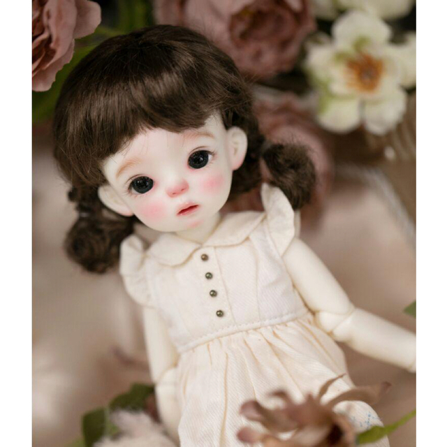 R107 BJD 1/3 人形 ドール　用ウィッグ カツラ 耐熱 ハンドメイド