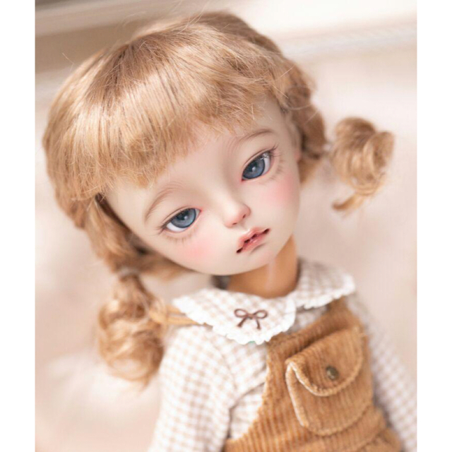 R107 BJD 1/3 人形 ドール　用ウィッグ カツラ 耐熱 ハンドメイド