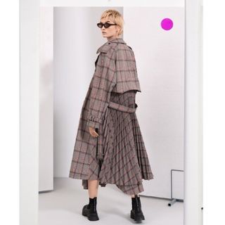 ステラマッカートニー(Stella McCartney)のStella McCartney バックプリーツトレンチコート IT42(トレンチコート)