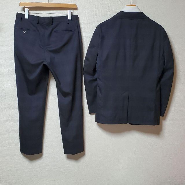 P.S.FA　メンズ　パンツ　スーツ　セットアップ　濃紺　ウォッシャブル　M 3