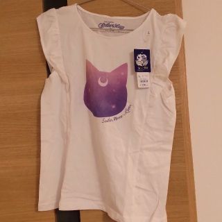 セーラームーン(セーラームーン)のGU セーラームーンコラボ グラフィックT ノースリーブ L(Tシャツ(半袖/袖なし))