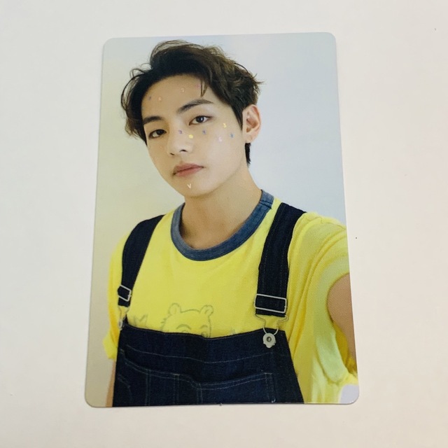 公式 レア BTS FC会報誌 アンケートトレカ V Photocard