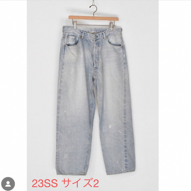 激安先着 COMOLI - コモリ ブリーチデニム サイズ2 5p 23SS comoli