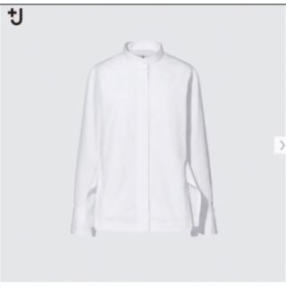 ジルサンダー(Jil Sander)のUNIQLO +J プラスJ スーピマコットン スタンドカラーシャツ(シャツ/ブラウス(長袖/七分))