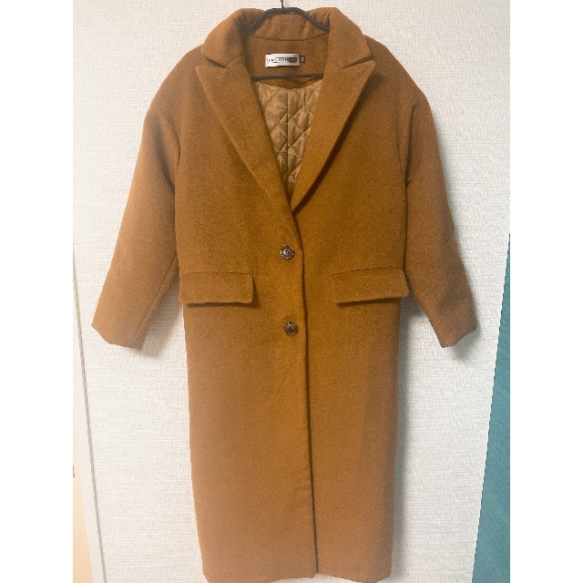 コート ブラウン レディースのジャケット/アウター(ピーコート)の商品写真