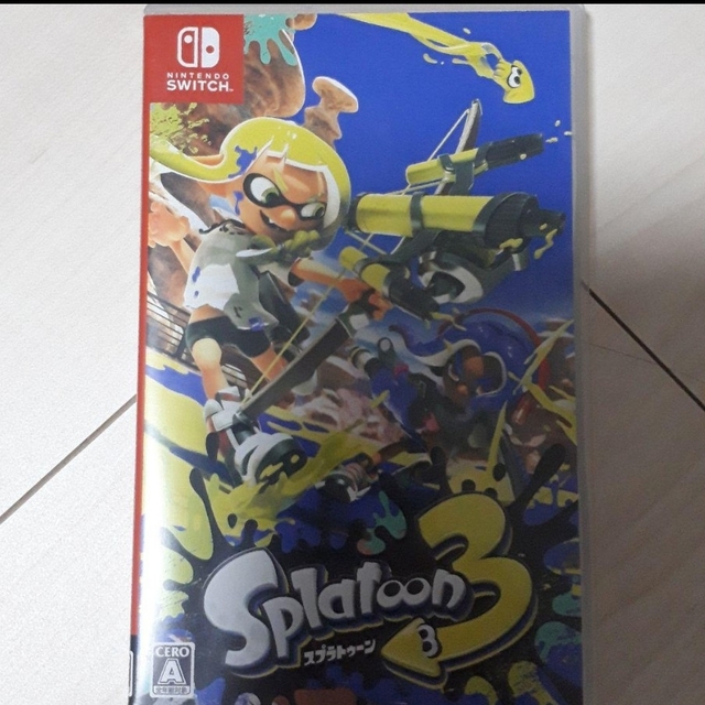 Nintendo Switch　スプラトゥーン３ エンタメ/ホビーのゲームソフト/ゲーム機本体(携帯用ゲームソフト)の商品写真