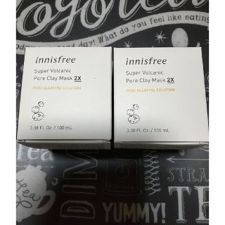 イニスフリー(Innisfree)の【mie_ng様専用】イニスフリースーパーヴォルカニックポアクレイマスク 2個(パック/フェイスマスク)