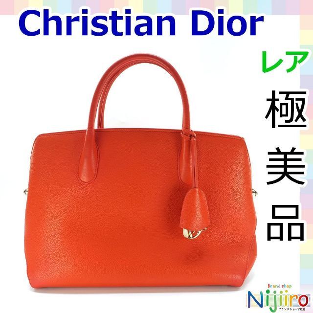 最新人気 Dior Christian ハンドバッグ トートバッグ 1303 【極美品】ディオール ディオールバー トートバッグ 