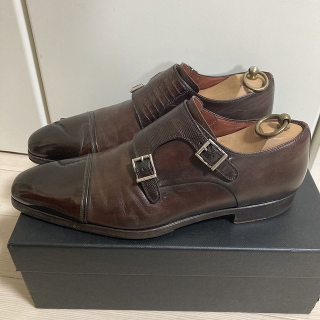 MAGNANNI   マグナーニ Magnanni ダブルモンク リザードの通販 by