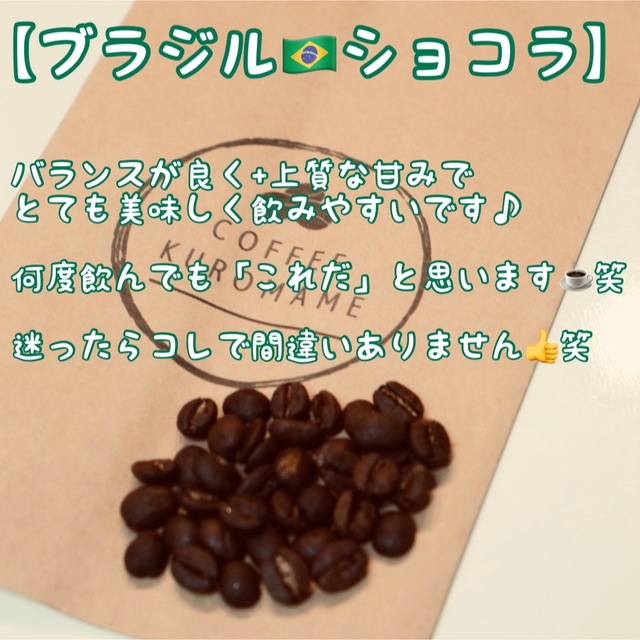 ぶっこ様専用】ブラジル ショコラ サントアントニオ 100g 自家焙煎コーヒー