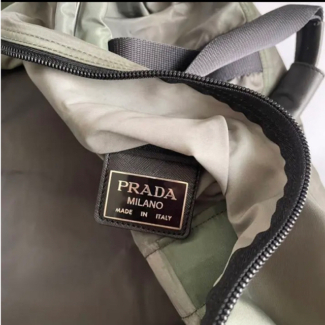 PRADA プラダ ハンドバッグ ボストンバッグ 南京錠 本体ロック レザー