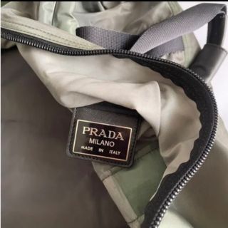 PRADA  プラダ　レザーボストンバッグ　ロゴ　0907