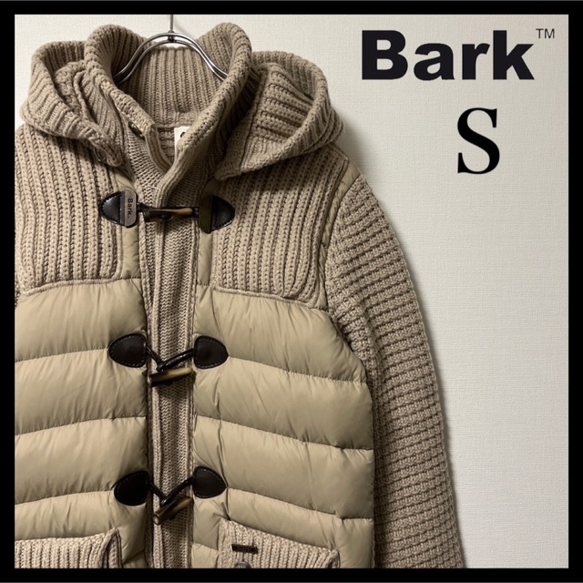格安定番 【美品】Bark ニットダッフル ダウンジャケット S バーク