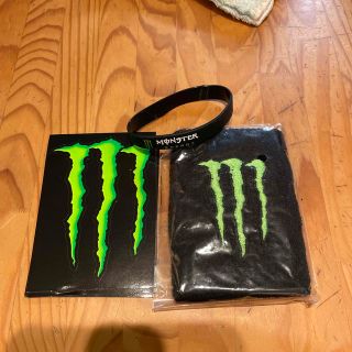 モンスターエナジー(Monster Energy)のモンスターエナジー　リストバンド　ステッカー１０枚　シリコンリストバンド(その他)