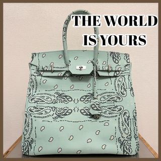 きれい 新品未使用 激レア THE WORLD IS YOURS ペイズリートートバッグ