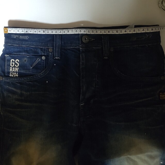 G-STAR RAW(ジースター)のG-STAR RAW ジーンズ ペイント加工 サイズW29（古着）その3 メンズのパンツ(デニム/ジーンズ)の商品写真