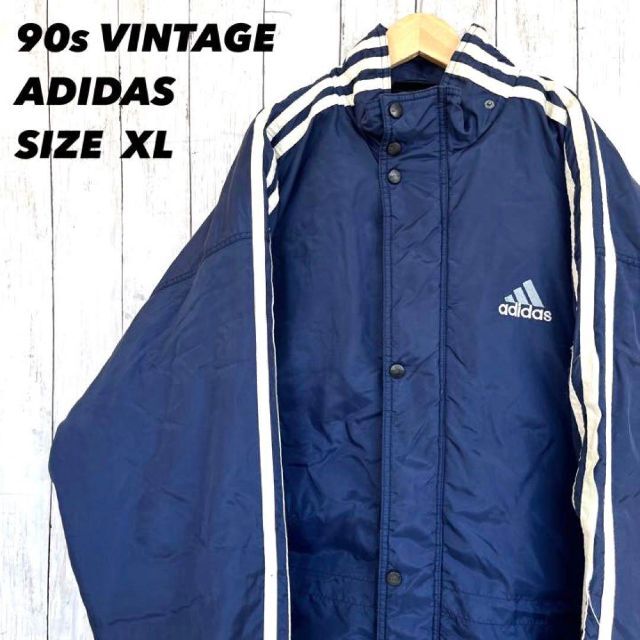 adidas - 90sヴィンテージ古着ADIDASアディダスベンチコート サイズXL ...