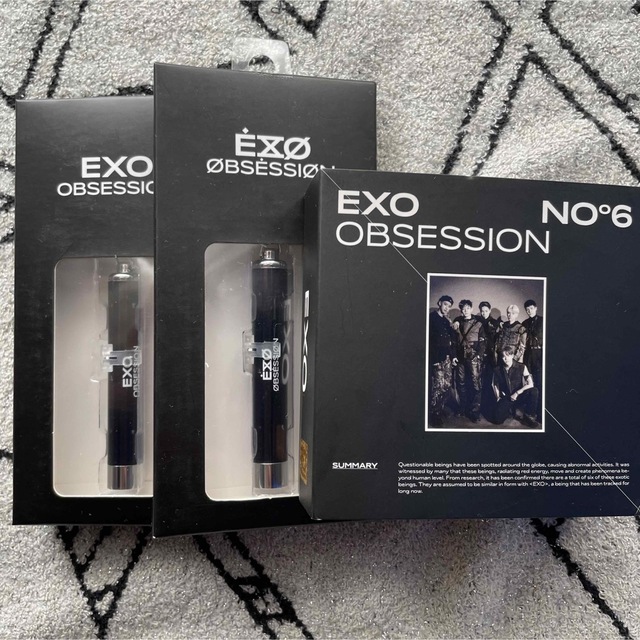 EXO カイ　公式トレカ　プロジェクションキーリング　Obsession