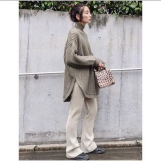 マウジー(moussy)のMOUSSY ☆ MIX COLOR RIB KNIT パンツ(カジュアルパンツ)