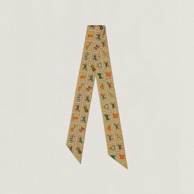新品未使用品】エルメス 馬着 ベージュのツイリー | www.jarussi.com.br