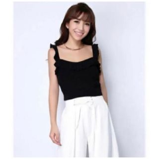 エイミーイストワール(eimy istoire)のeimy istoire ✩ frill knit top(ニット/セーター)