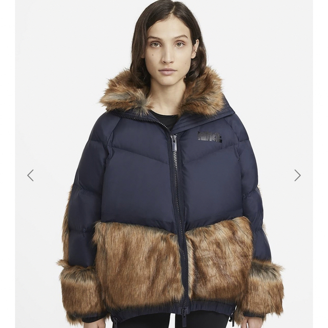 sacai(サカイ)のNIKE sacai fur down coat. レディースのジャケット/アウター(ダウンジャケット)の商品写真