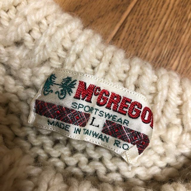 McGREGOR(マックレガー)の80〜90s 台湾製 McGREGOR ウール ノルディック 古着 メンズのトップス(ニット/セーター)の商品写真