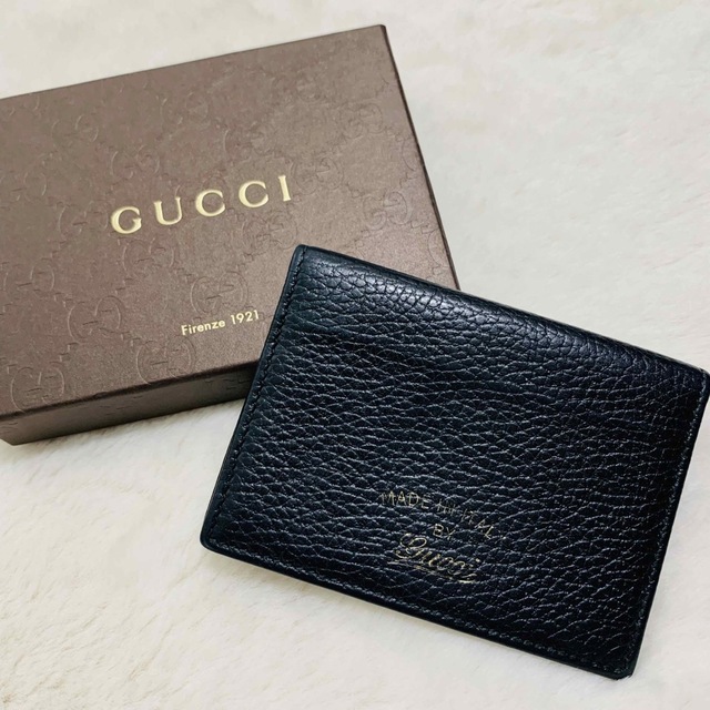 Gucci(グッチ)の【箱付き・極美品】GUCCI パスケース　定期入れ　カードケース　名刺入れ メンズのファッション小物(名刺入れ/定期入れ)の商品写真