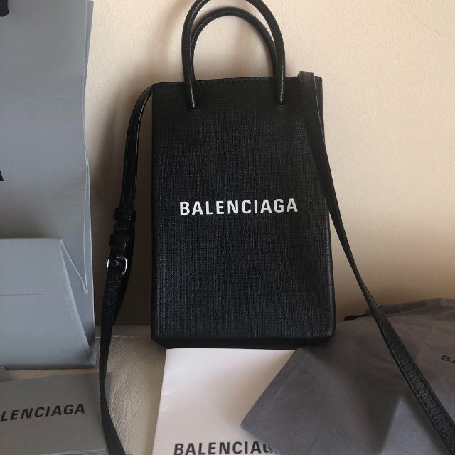 ポンパドー ビター バレンシアガ BALENCIAGA フォンホルダー スマホ