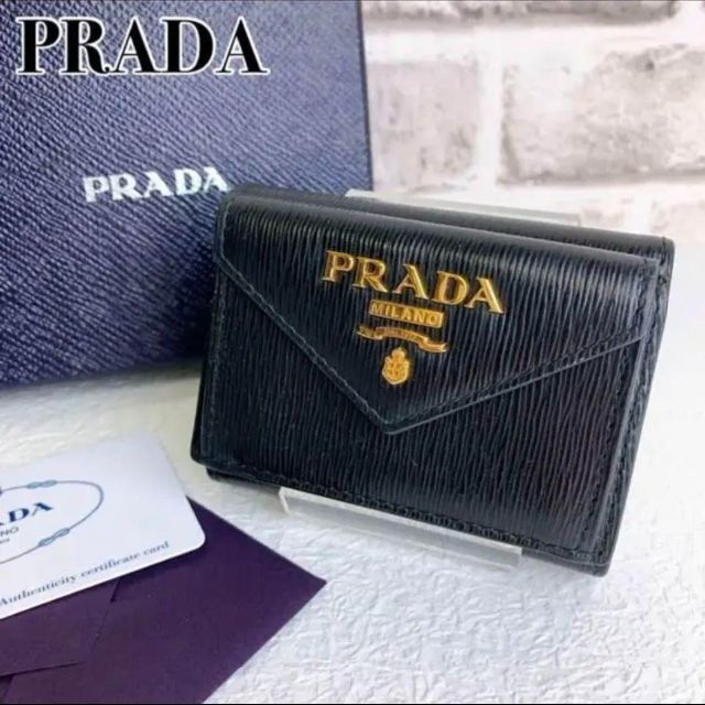 PRADA - 大人気✨ プラダ 折り財布 ヴィッテロムーブ コンパクト