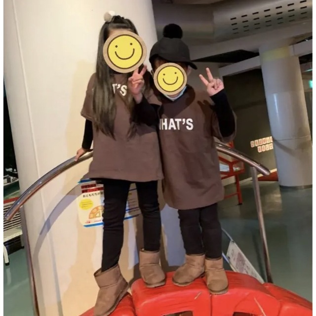 韓国子供服◆ロゴスウェットBIGTシャツ 120130セット キッズ/ベビー/マタニティのキッズ服男の子用(90cm~)(Tシャツ/カットソー)の商品写真