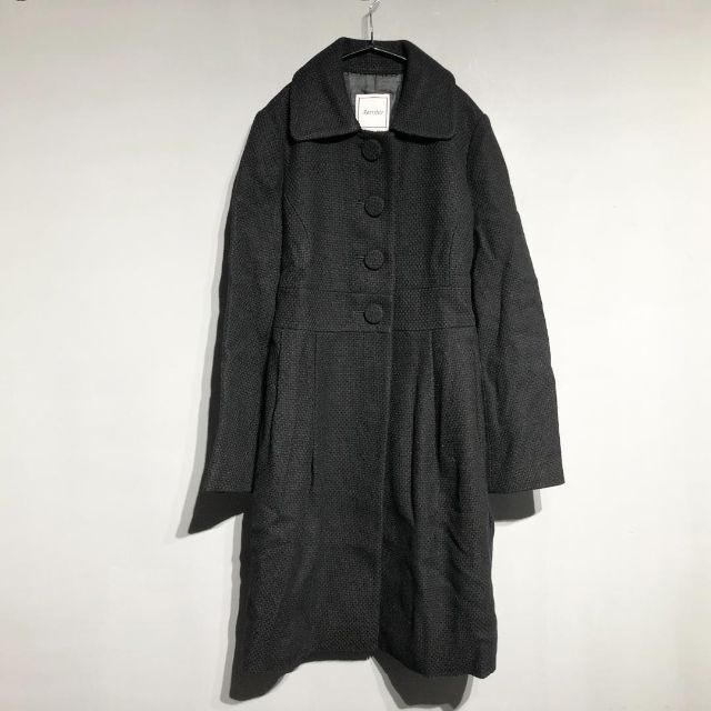 anatelier(アナトリエ)のanatelier アナトリエ 羊毛 ロングコート 38 レディースのジャケット/アウター(ロングコート)の商品写真