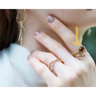agete - agete アガット K10アンバーリング 11号の通販 by riri's shop