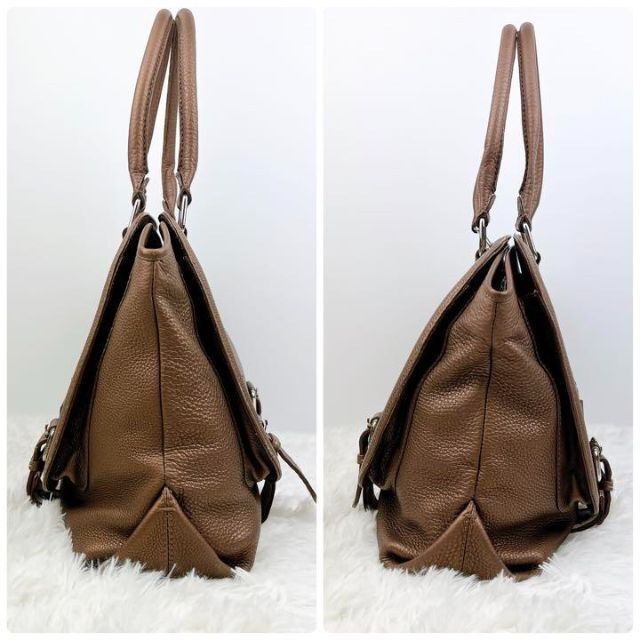 良品✨ FENDI フェンディ トートバッグ ハンドバッグ セレリア ブラウン