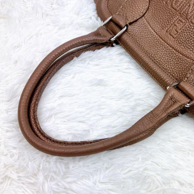 良品✨ FENDI フェンディ トートバッグ ハンドバッグ セレリア ブラウン