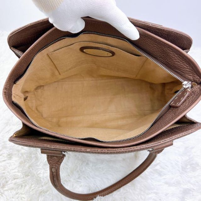 良品✨ FENDI フェンディ トートバッグ ハンドバッグ セレリア ブラウン