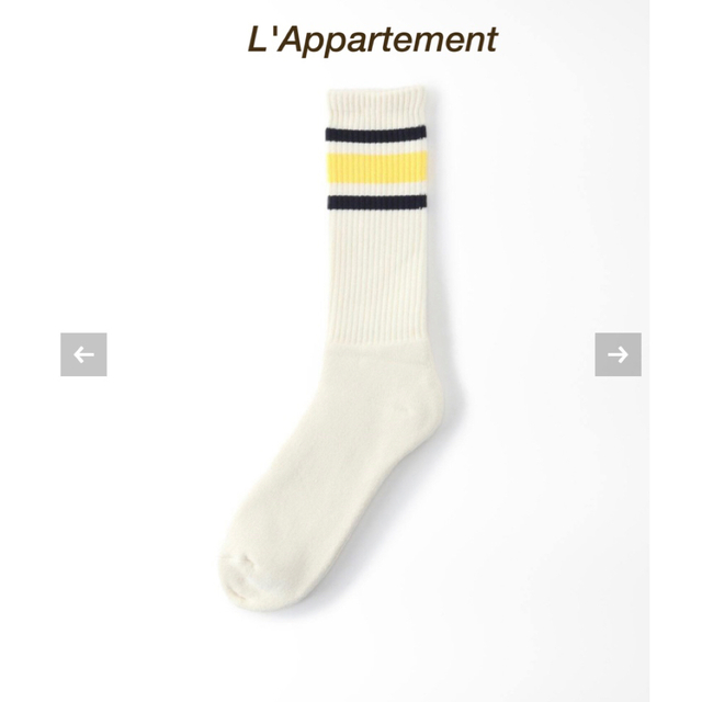 L'Appartement DEUXIEME CLASSE(アパルトモンドゥーズィエムクラス)のL'Appartement Skater Socks レディースのレッグウェア(ソックス)の商品写真