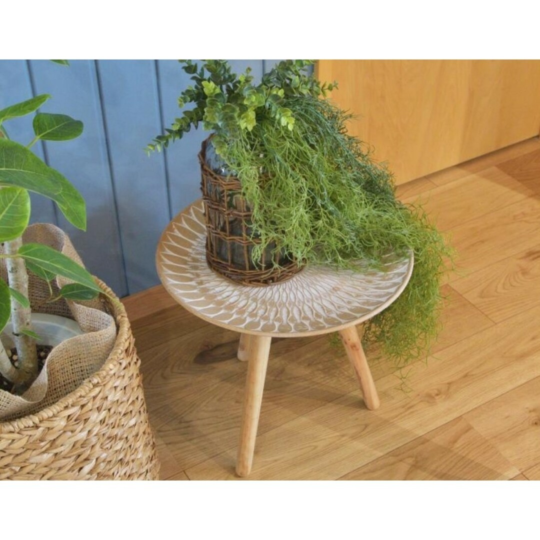 新品　サイドテーブル　M　花台　コーヒーテーブル　北欧　モロッコ風　観葉植物 6