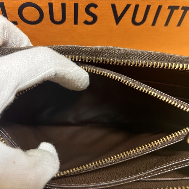 LOUIS VUITTON(ルイヴィトン)の★美品★ルイヴィトン ダミエ エベヌ ジッピーウォレット 長財布 メンズのファッション小物(長財布)の商品写真