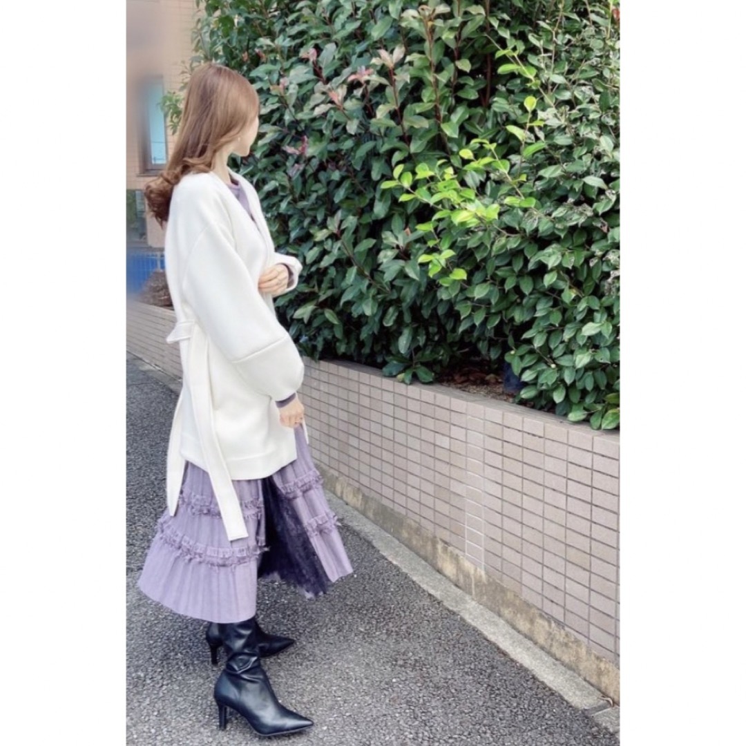 Herlipto 初期 Lace Trimmed Knit Long Dress - ロングワンピース ...