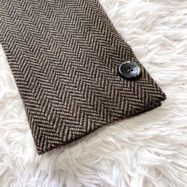 【最高級白タグ】MAXMARA 極美品 Pコート カシミヤ混 ヘリンボーン 42