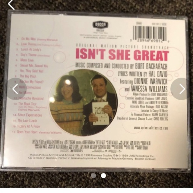 Burt Bacharach バート・バカラック　サントラ エンタメ/ホビーのCD(映画音楽)の商品写真