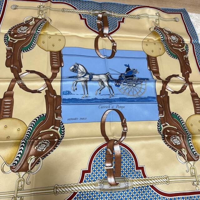 エルメス カレ70 カリック・ア・ポンプ 未使用品 HERMES - バンダナ